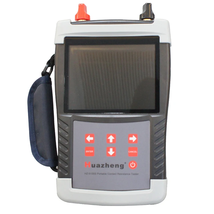 Huazheng Electric High Accuracy Handheld Digital Micro Ohmmeter Portable 100A CRM Contact Resistance Meter