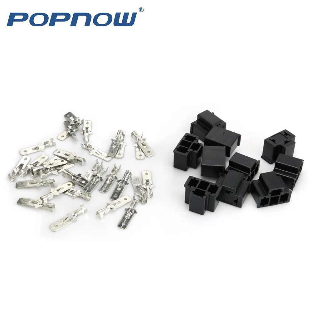 Popnow H4 9003 Male Headlight Adapter Plug Wire Connector Plug HB2 Xenon HID Light Lamp Socket Electrical Power Terminal x1pcs