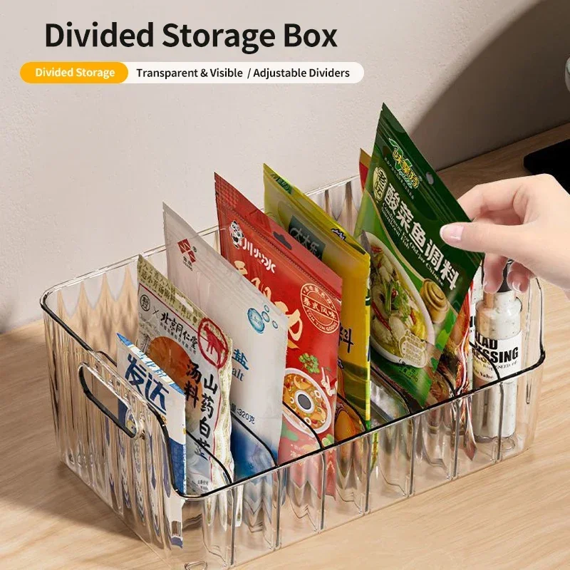 

Simple Style Storage Basket Acrylic Living Room Utility Pellet Tray Kitchen Freezer Box Home Fruit Rack Shelf for Indoor Decor