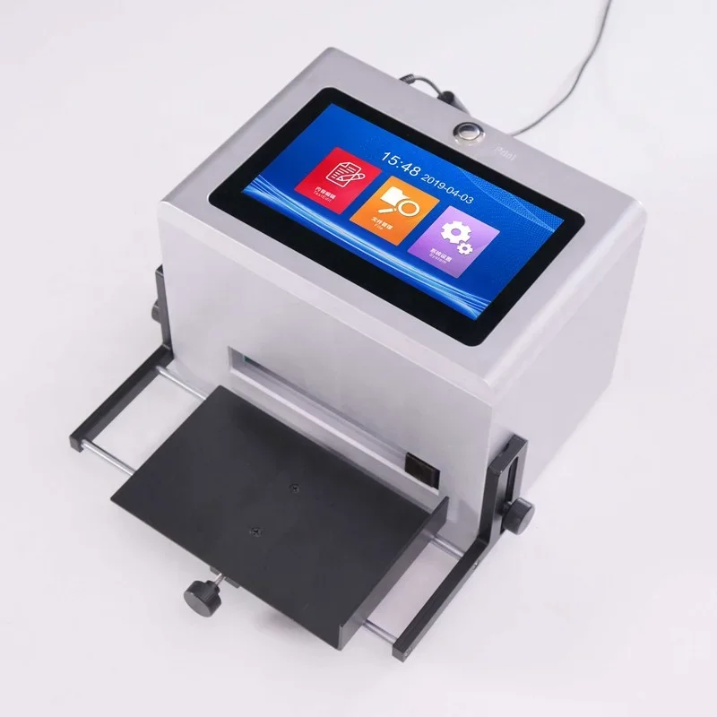 Hand desktop dot matrix exp batch number semi automatic inkjet batch expiry date coding machine