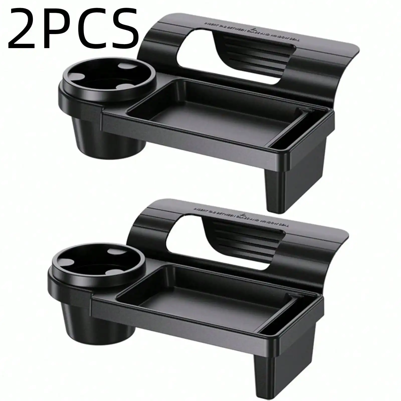 2PCS Car Window Storage Tray Organizer, Vehicle Door Side Hanging Rack for Cell Phone, Keys & Bottles, Multifunctional Auto Interior Accessory