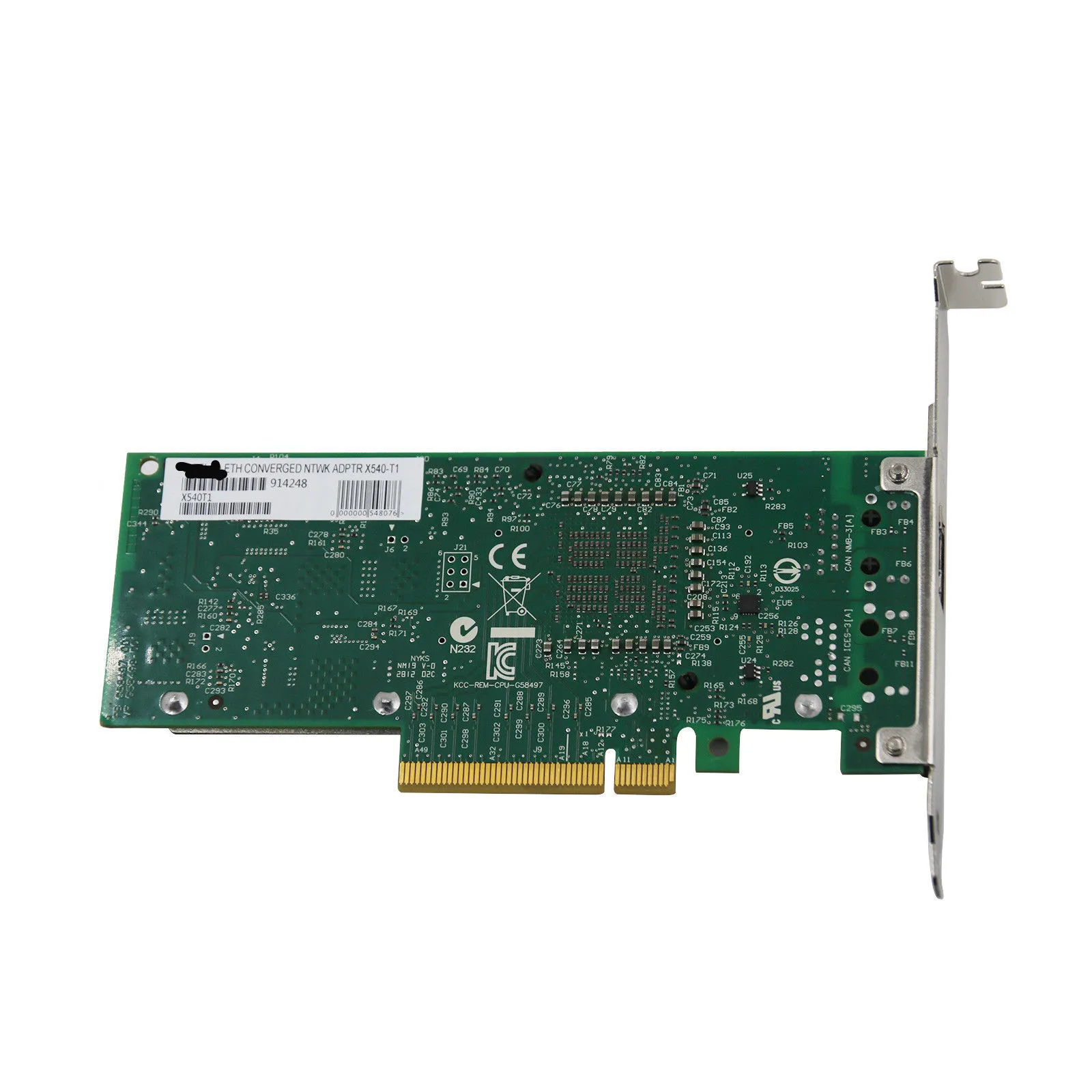 X540-T1 einzelne port pci-e x8 ethernet konvergiert netzwerk adapter oem rj45