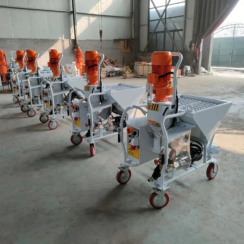 

Most popular wall cement plastering machine For Sale fully automatic indoor plaster sprayer