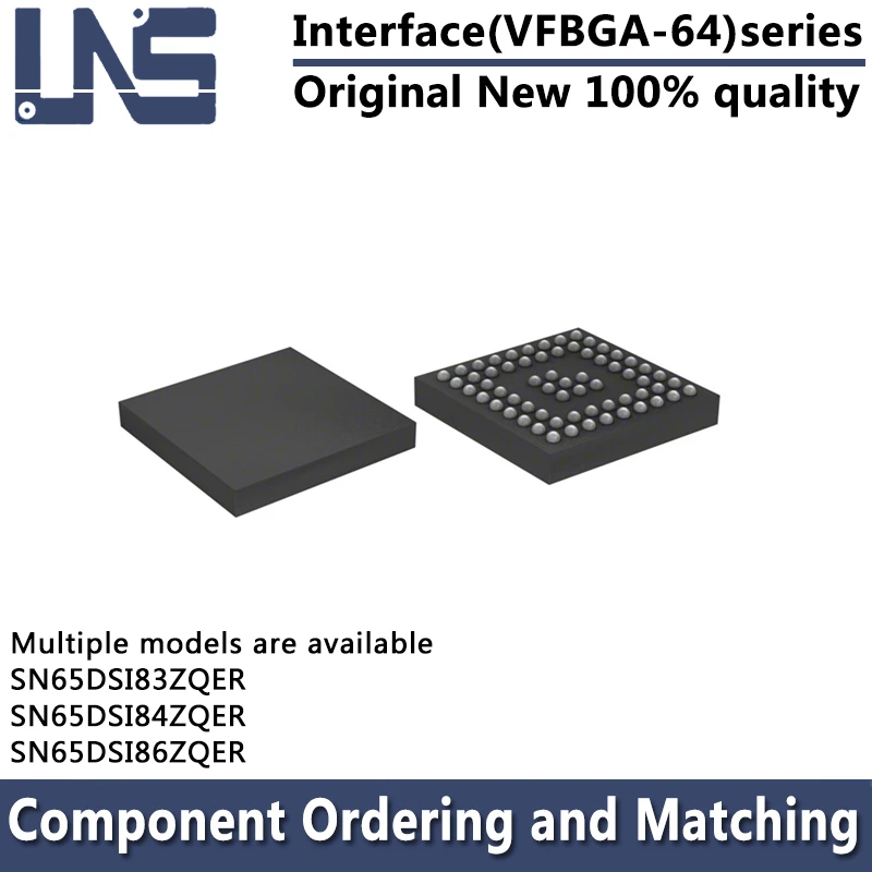 

1 шт. SN65DSI83ZQER SN65DSI84ZQER SN65DSI86ZQER VFBGA-64 интерфейс