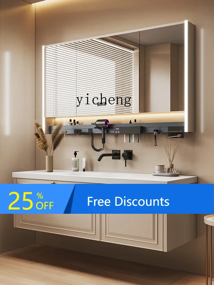 

LYY Whole Washbin Bathroom Cabinet Combination Toothbrush Sterilizer Bathroom Table Washbasin