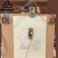 Il più economico Robot da disegno Open Source Draw Line Plotter Wall Painting Robotic Maker Project Kit per Arduino