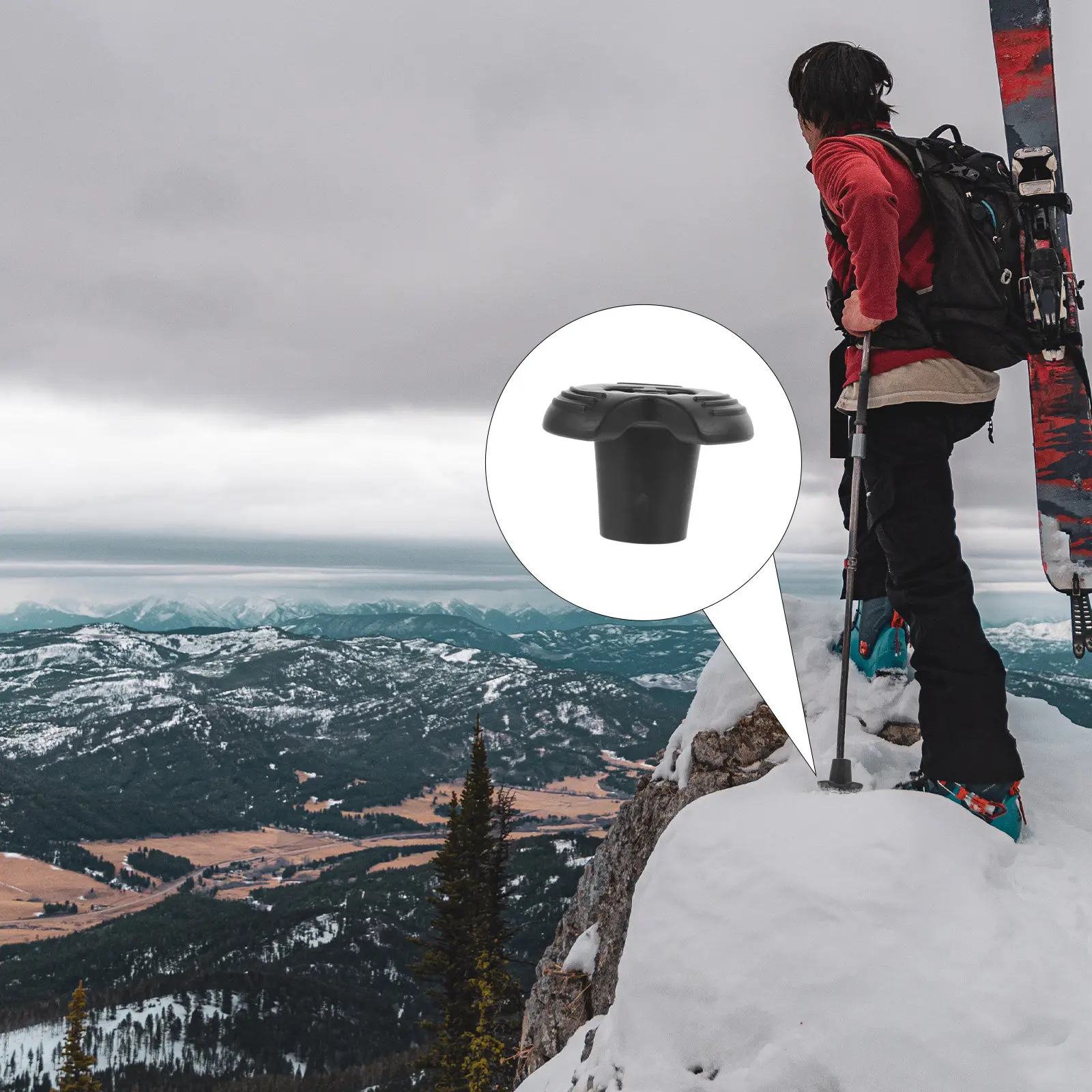 

Комплект из 4 накладок для ножек костылей: прочные резиновые металлические противоскользящие подкладки для паркета, ламината и деревянных полов, защита для ножек костылей