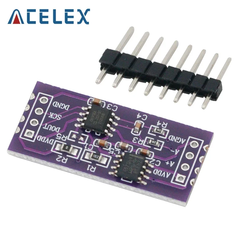 CS1237 24-bit ADC Module Onboard TL431 External Reference Chip Single-Channel Weighing Sensing 24bit For Arduino