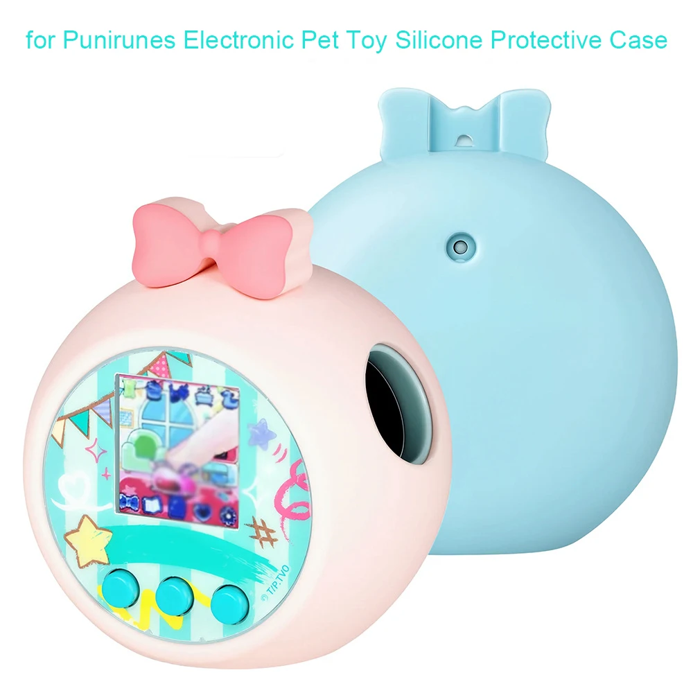 

Games Console Soft Cover Liquid Silicone Fall Resistant Cute Protective Cover Non-Slip For Punirunes Games Accessories