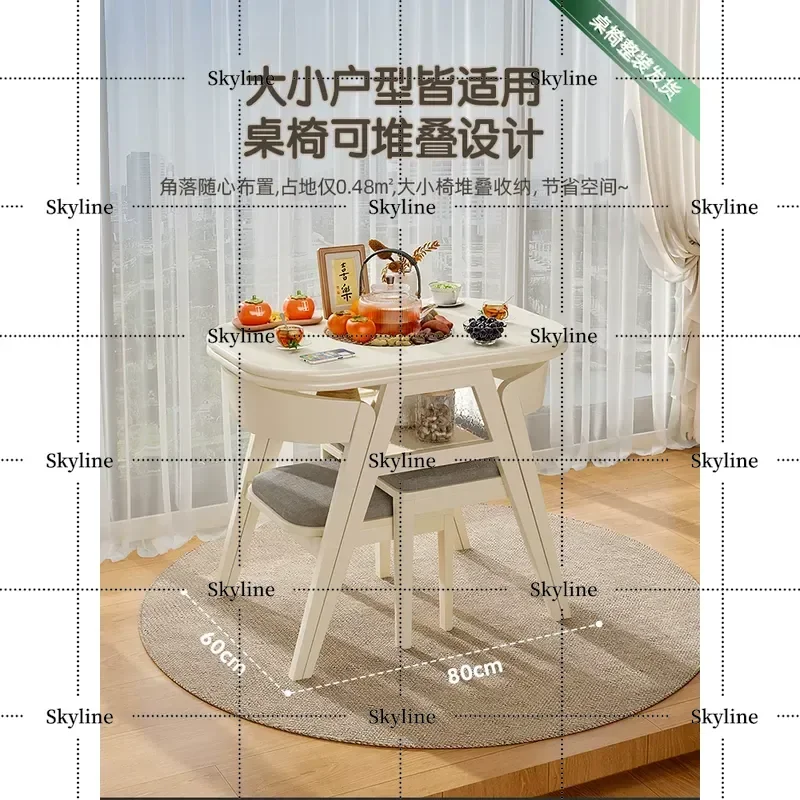 for Model Balcony Electric Ceramic Stove Small Tea Table Solid Wood Multi-functional Coffee Table High-end Enclosure Stove
