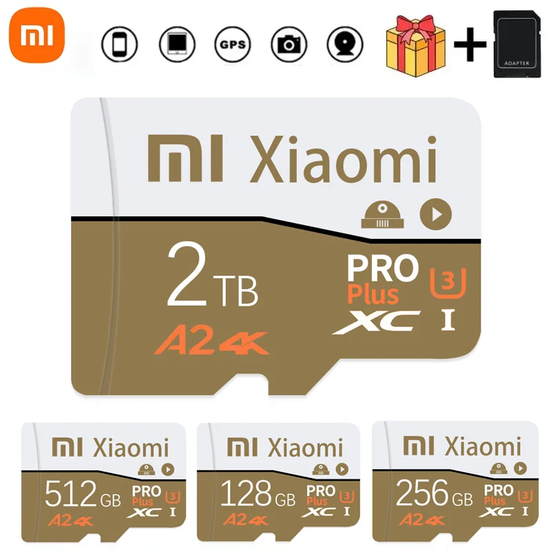 Original Xiaomi 1TB Micro TF/SD Card 128GB Flash Class 10 SD Card 256GB Memory Card 512GB memorycard For Phone/Cameras/Drone