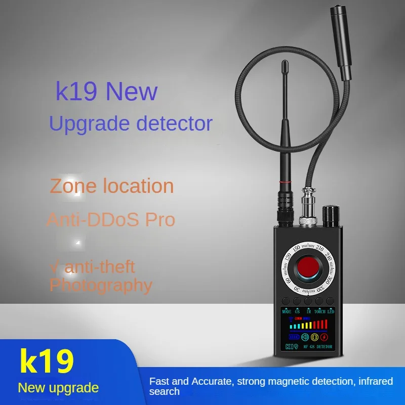 

Wireless Signal Detector - K19 Anti GPS Tracking Scanning Device for Hotel Camera Detection Anti-spying and Anti-eavesdropping