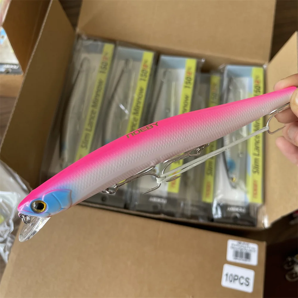 Noeby 15cm 23g Big Minnow Fishing Lures Floating Wobbler 3D Swimbait Isca Artificial Hard Bait Crankbait Bass Carp Pesca Tackle