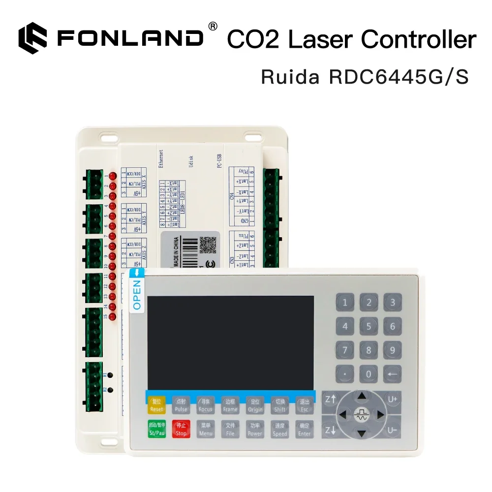 Fonland Ruida RDC6445 RDC6445G RDC6445S kontroler do maszyny do grawerowania laserowego Co2 aktualizacja RDC6442 RDC6442G