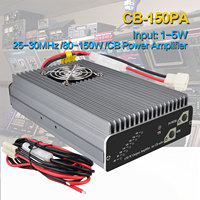 10Meter 11Meter 25-30MHz CB Walkie Talkie Power Amplifier 1-5W Input 80-150W Output SSB/FM AM CW CB-150PA