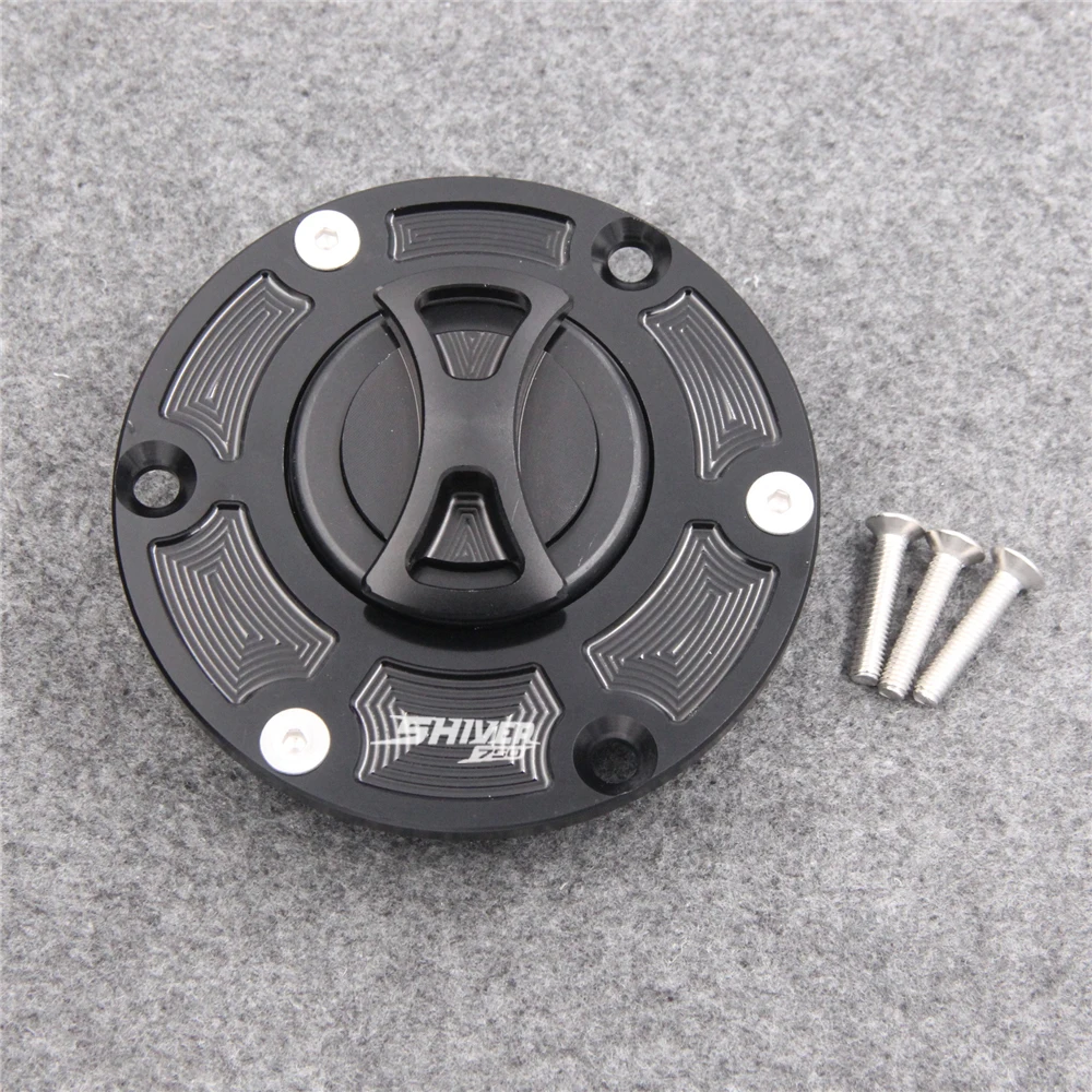 Keyless Motorcycle Fuel Gas Tank cap Cover For Aprilia Shiver 750 All Years