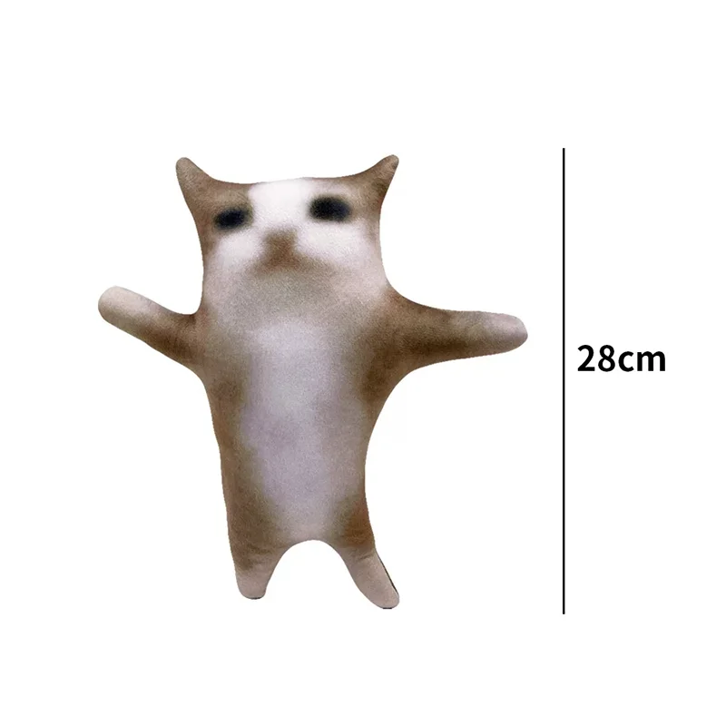 28 سنتيمتر القط MeMe الدمى الساخن لطيف El غاتو القط أفخم Wowwow القط دمية بلوشيز محاكاة سعيد القط الحيوانات الاطفال هدايا عيد الميلاد