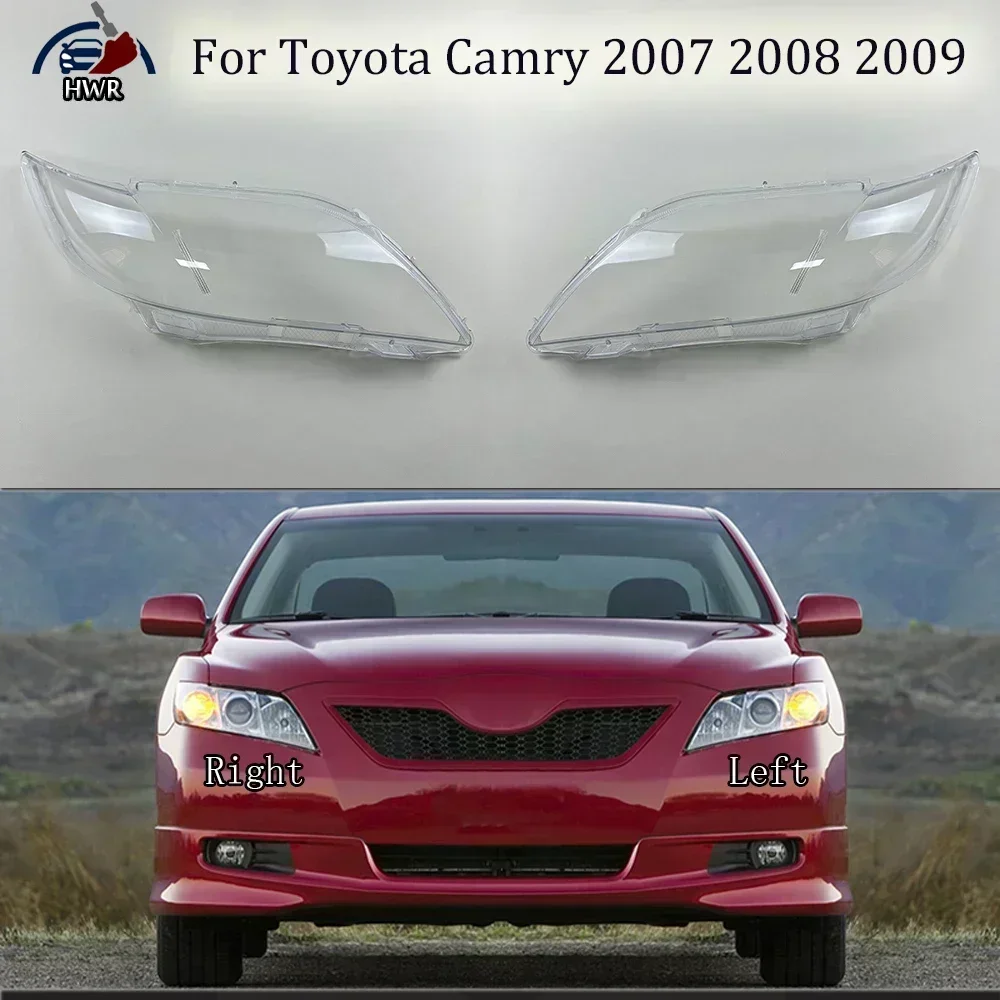 

Прозрачная крышка объектива передней фары, прозрачная крышка фары, прозрачный абажур для Toyota Camry 2007 2008 2009