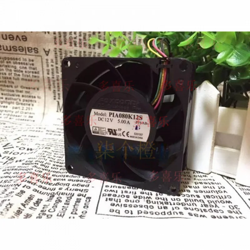 

EE for Foxconn PIA080K12S 8038 DC12V 5A 4-Wire Inverter Cooling Fan