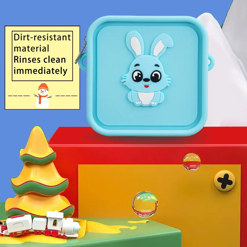 حقيبة أرنب لكاميرا الأطفال متوافقة مع الكاميرا الفورية للأطفال، حقيبة تخزين كاميرات الفيديو الرقمية للفتيات الصغيرات