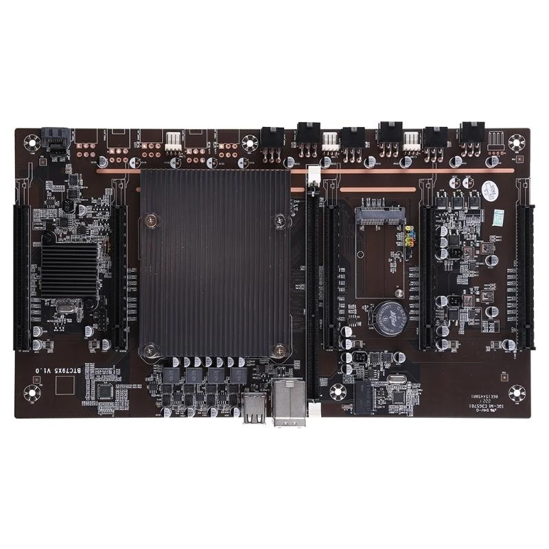 

X79-H61 Mining Motherboard LGA 2011 CPU Socket 5 PCI-E для Express 3,0