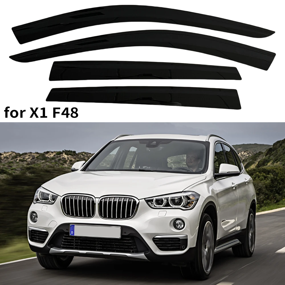 

Window Visor for BMW X1 F48 2016 2017 2018 2019 2020 2021 2022 2023 Wind Deflectors Rain Guards Door Visor Vent Shades Ventvisor