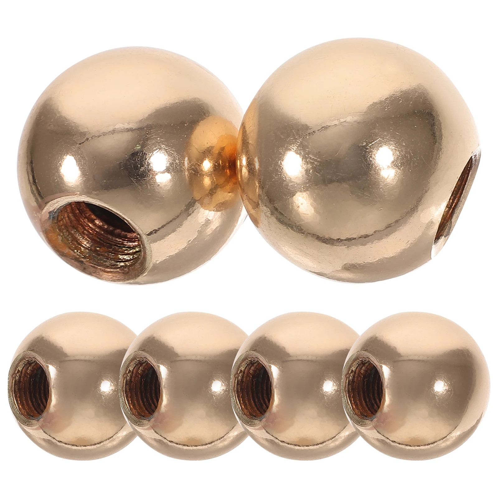 

6pcs Lamp Light Screw Caps Lampshade Holder For Table Floor Lamps Harp Light Topper Solid Finial Knob Easy Install Lighting