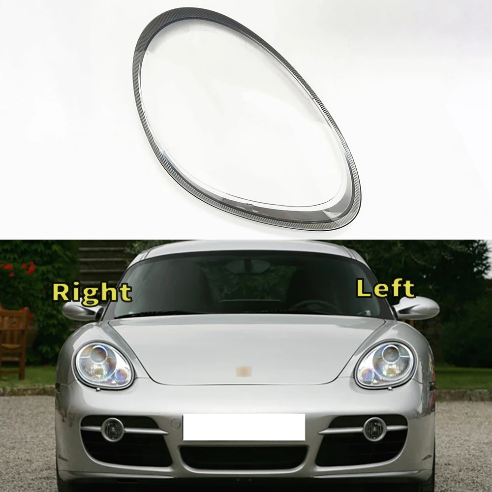 

For Porsche Cayman Boxster 987 2005 2006 2007 High Quality Car Headlight Shell Replacement Headlight Cover Headlamp Lens