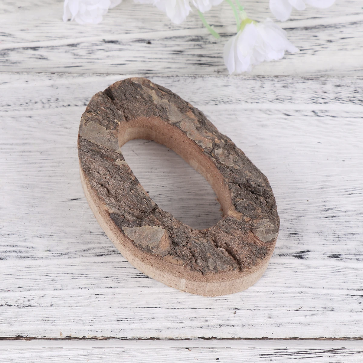 

Bark Letter Ornament DIY Crafts Tree Wooden Decoration Vintage Letters