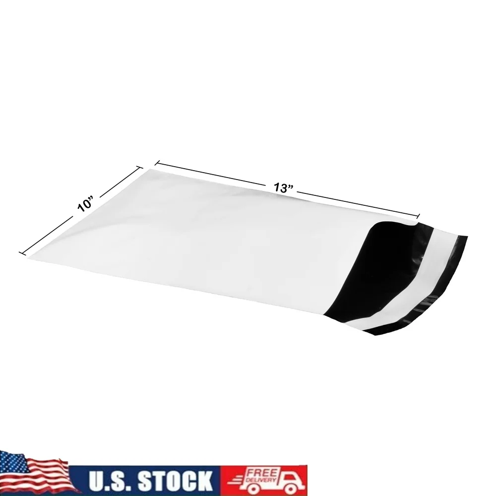 100 แพ็คถุงโพลีเมลเลอร์ปิดผนึกเอง 10x13 นิ้วกันน้ำทนทานซองจดหมายการจัดส่งของขวัญเอกสารและสิ่งของดูแลส่วนบุคคล