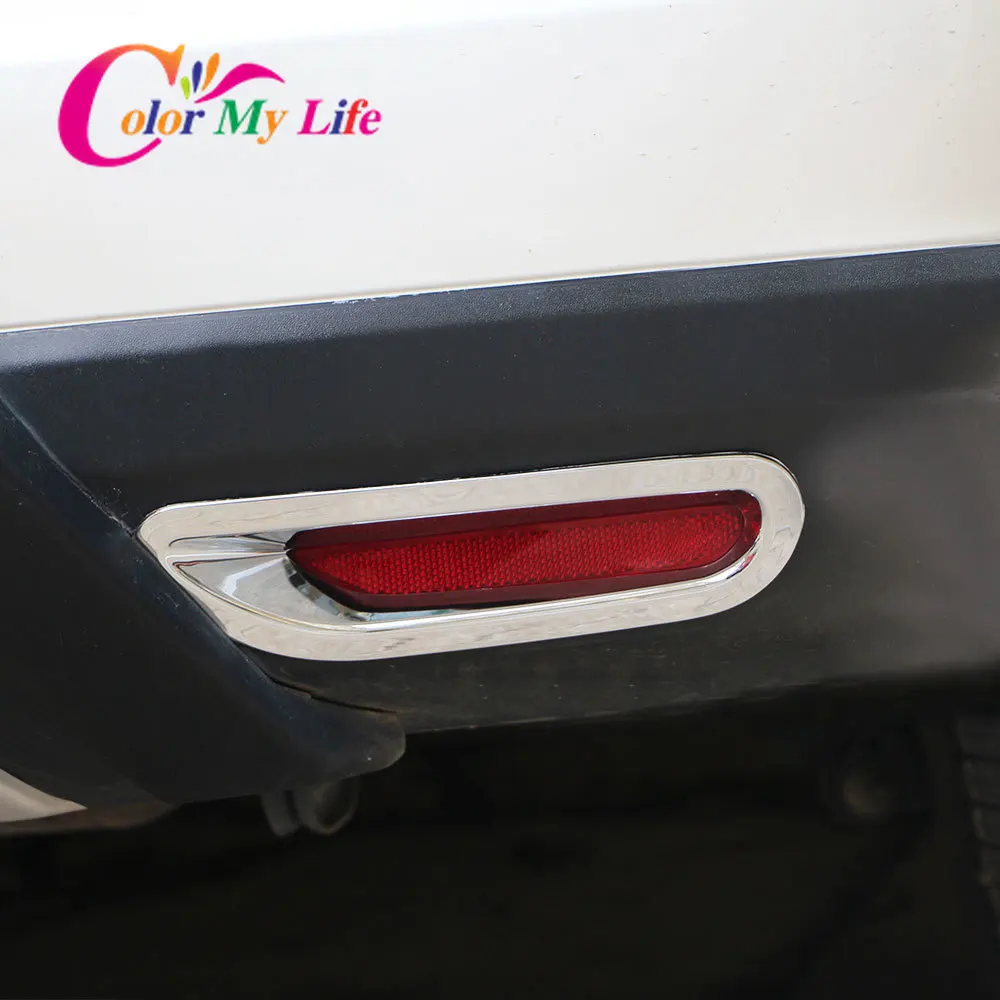 

ABS Chrome Rear Fog Lamps Back Fog Light Trim Brake Lights Cover for Nissan X-trail Xtrail T32 2014-2020 Accessories