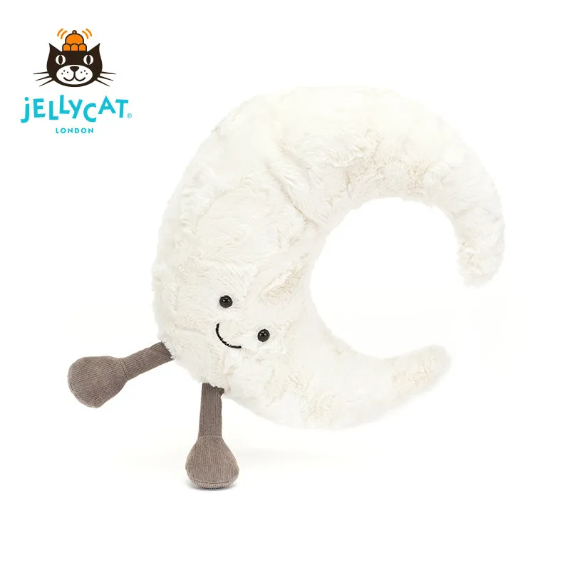 

Мягкая игрушка Jellycat Fun Moon, плюшевая кукла, милый подарок на день рождения, Великобритания
