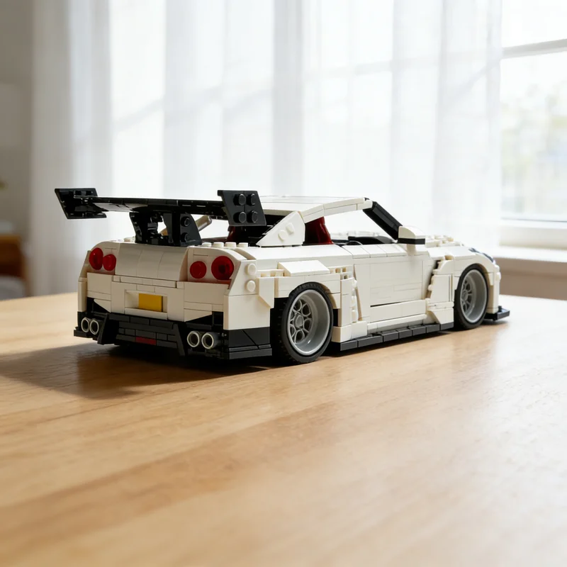 

1382pcs MOC Nissan R35 GTR Nismo GT3 Cars Model Building Blocks DIY Gift Creative Collectible Display Decor Premium Adult Kids