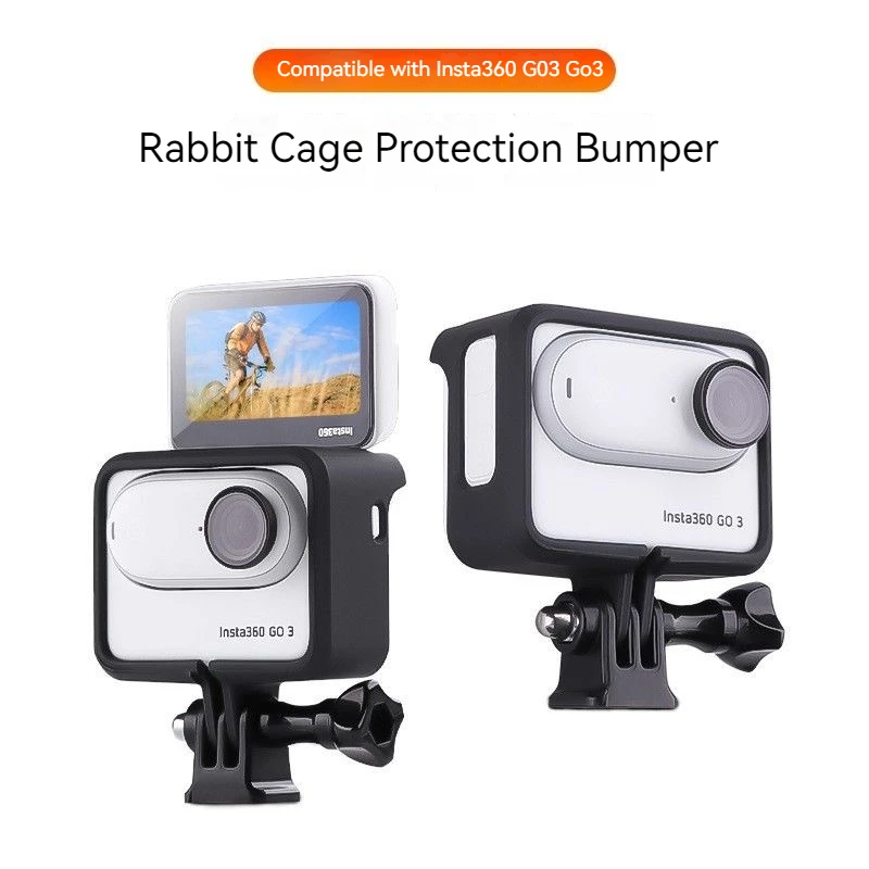 For Insta360 GO 3/Go 3S Rabbit Cage For Insta360 GO 3 Frame Border Shell Extended Bezel Protection Bezel Accessory