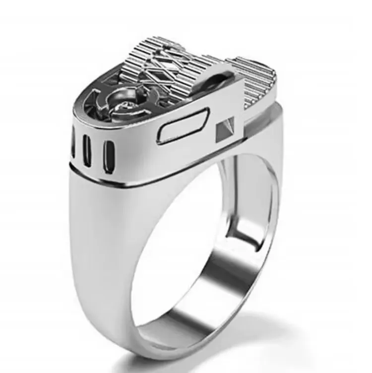 Hot selling European and American style ring, it is a Wish creative ring, not a lighter