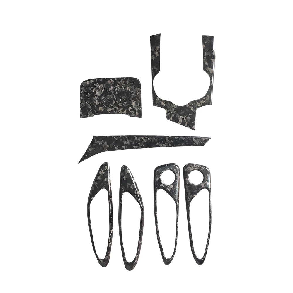 

Real Dry Carbon Forged Glossy Carbon Car InteriorTrims Interior Kits for Alfa Romeo Giulia 2016-2018