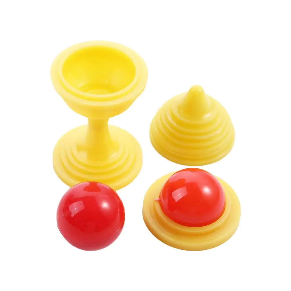 1 Set Beads Go No Traces Magic Cup Puzzle Novelty Toys Children Close-up Magic Trick Props