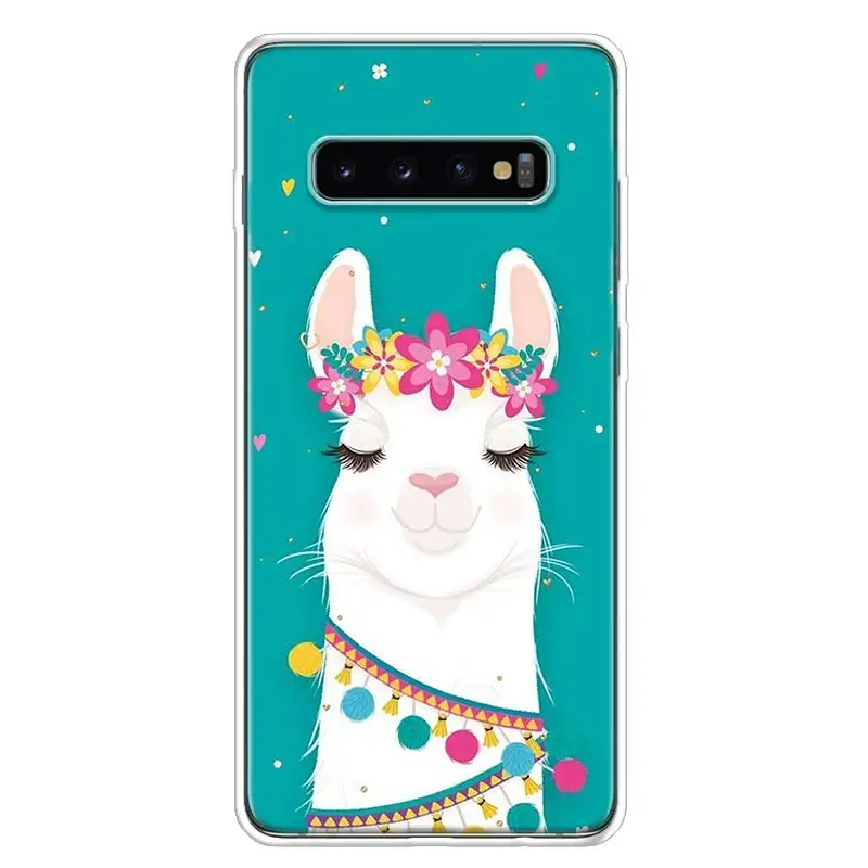 Lama Llama Alpacas Animal Phone Case For Galaxy S8 A05S A02S A12 A22 A32 A42 A52S A52 A72 A03 A03S A13 A23 A33 A53 A73 5G A10E A