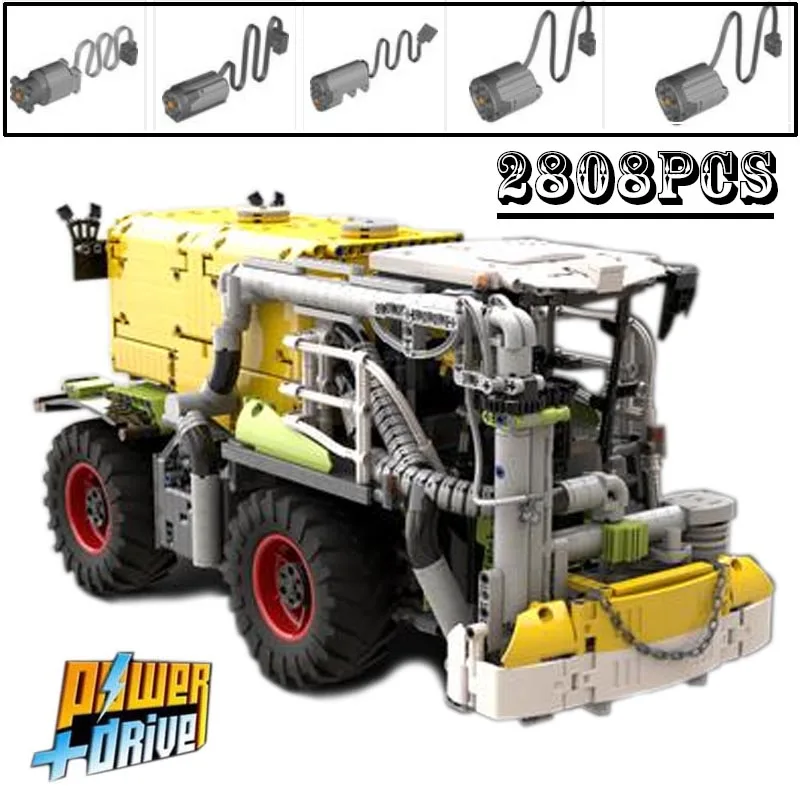 

Agricultural Locomotive Truck Remote Tractor Harvester MOC-47448 MOC-58337 MOC-55069 Building Blocks Bricks Toys Birthday Gifts