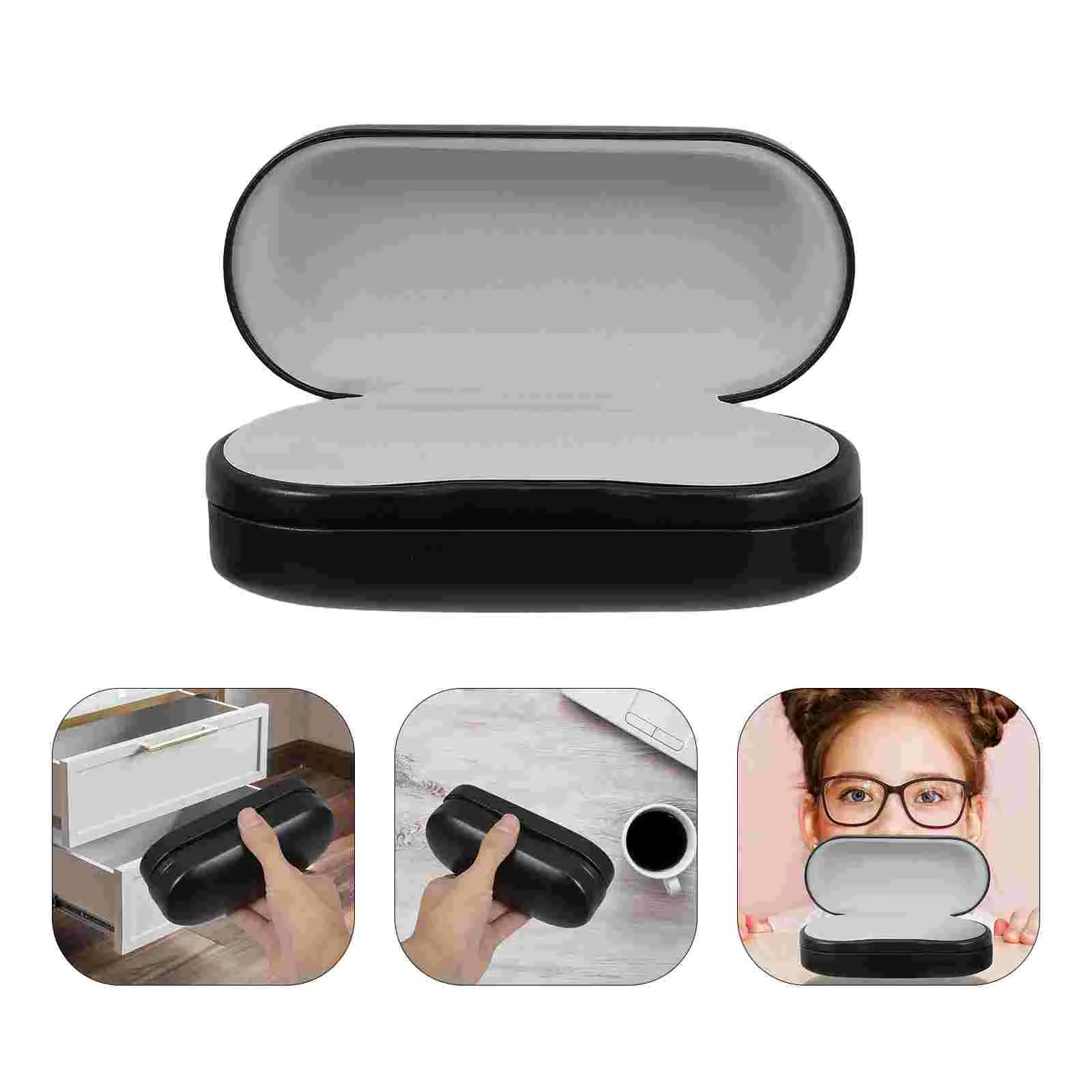 Versteckte Aufbewahrungsbox, Schutzbrillenetui, harte Sonnenbrille, Kontaktlinsen, Reiseschale