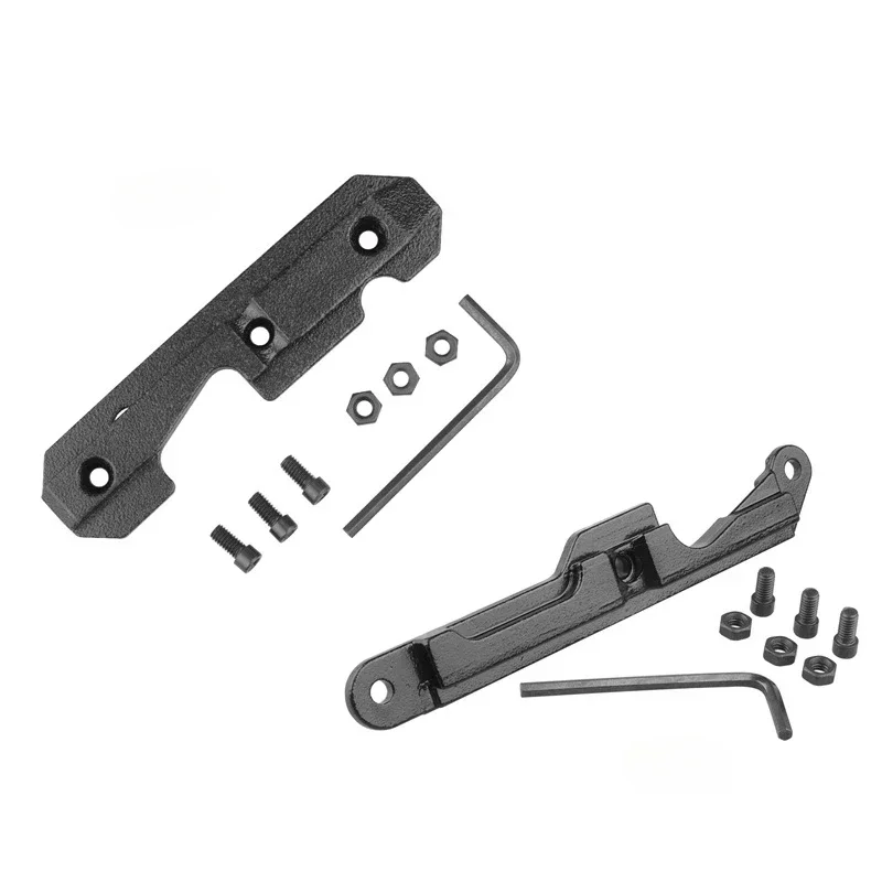 Support de portée de Rail de plaque latérale en queue d'aronde en acier AK47, pour récepteurs estampillés fraisés, accepte l'adaptateur de supports latéraux AK/Saiga