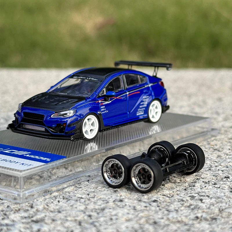 CM MODEL 1:64 VAB WRX VA VARIS /STI&S4 Blue Diecast Model Car