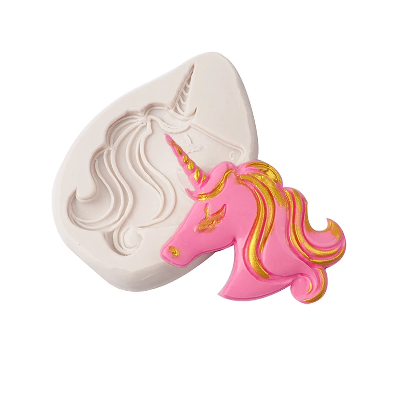 Unicorn Silicone Sugarcraft Candy Clay Cookie Cupcake Baking Mold Fondant Cake Decorating Tools
