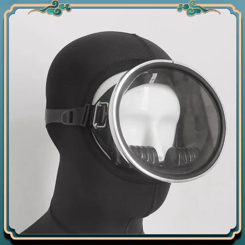 

Anti-Fog And Waterproof Retro-Style Freediving Mask Men Swimming Goggles Diving Equipment