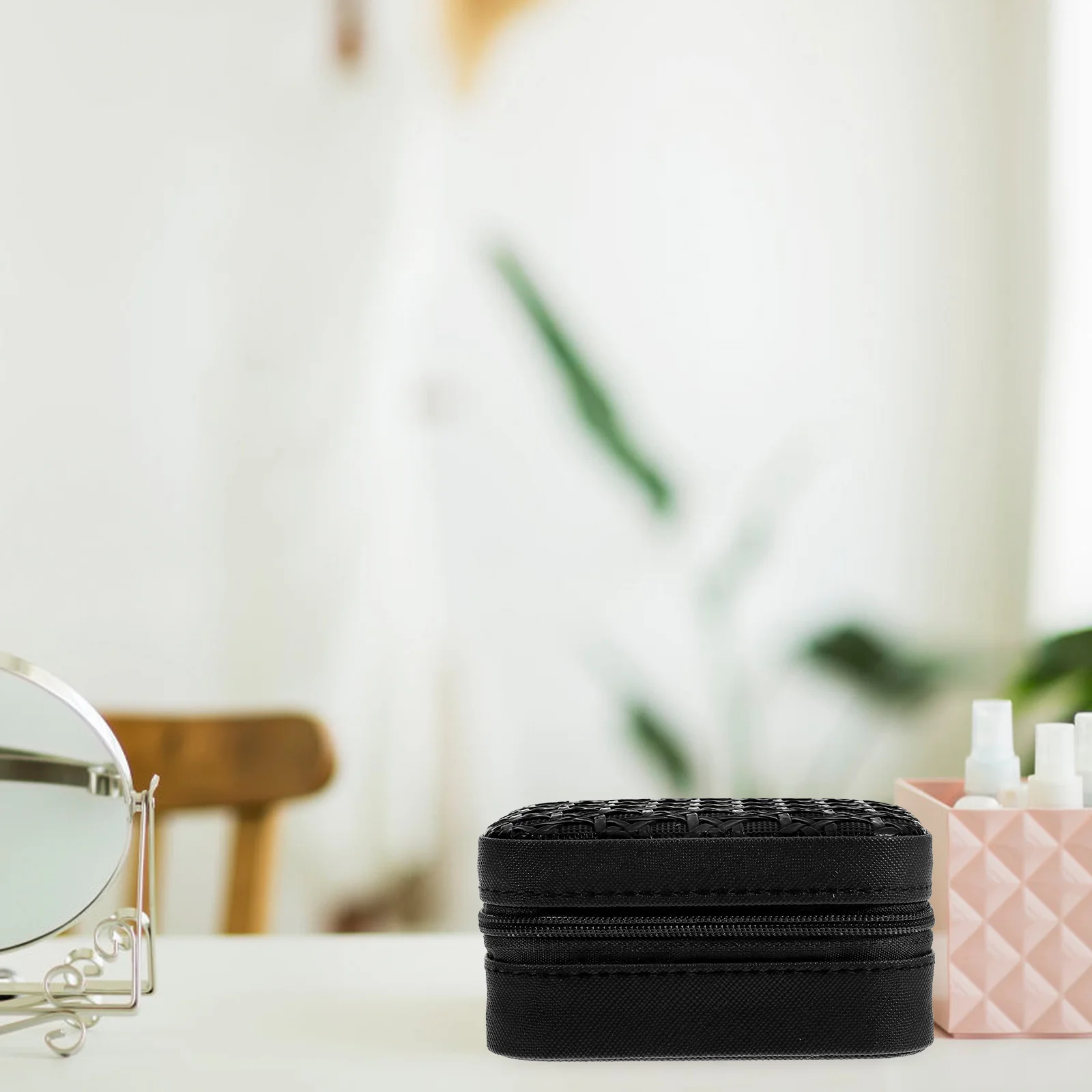 

Серьги, кольца, шкатулка для драгоценностей, держатель для хранения, путешествия, венайзер, портативное тканое ожерелье для девочек и женщин, браслет, брошь, защита, прочный