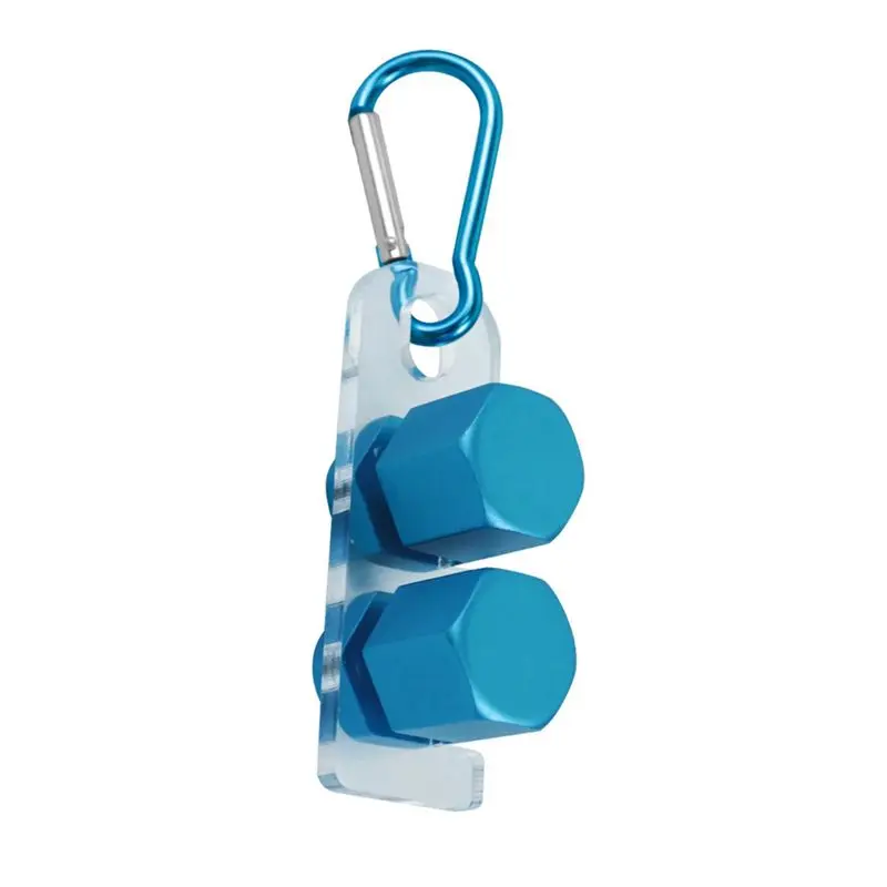 ABJN-Framing Square With Holder - Carabiner Stair Guages Knobs Framing Tool Rafter Gauge For Stair Stringer Layout Tool