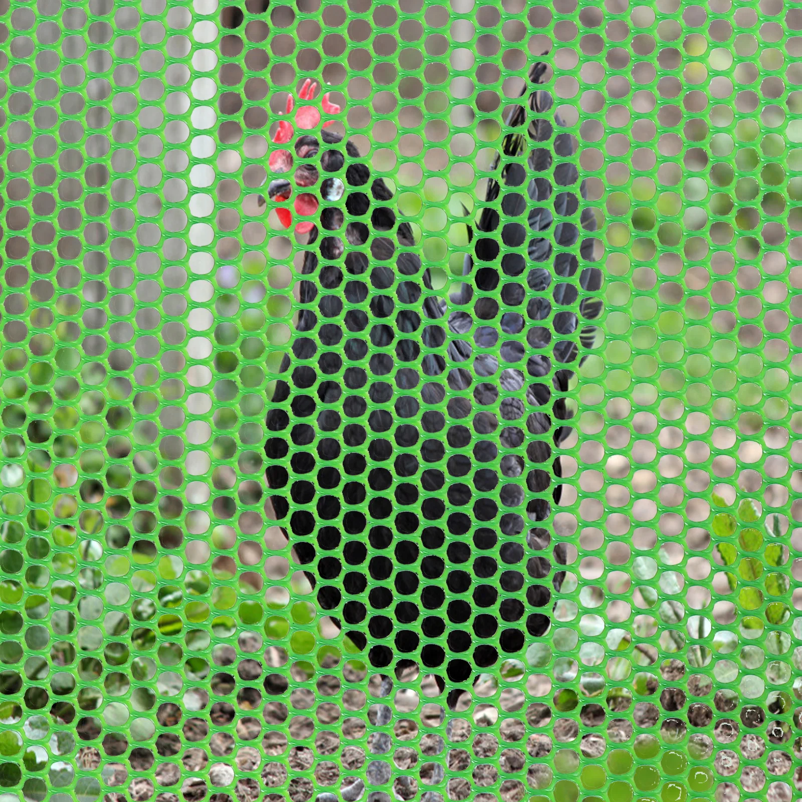 

1 Roll Plastic Garden Fence Mesh Hexagonal Protective Netting Poultry Net Outdoor Landscape Fencing Mesh Fence Privacy Screen