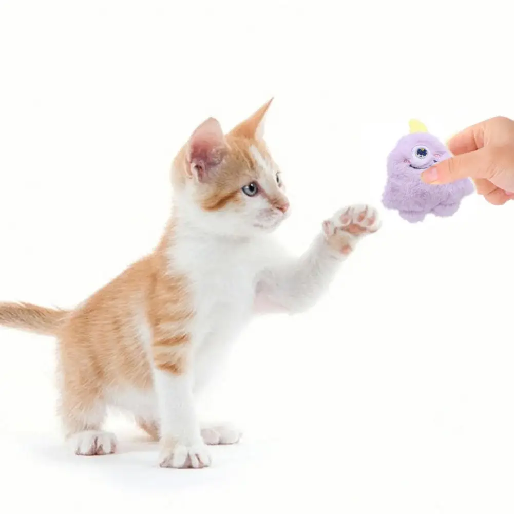 Attractive Cat Toy with Sound Paper Cat Toy with Sound Effect Cute Cartoon Design for Pet Chew Teeth Grinding Fun for Playful