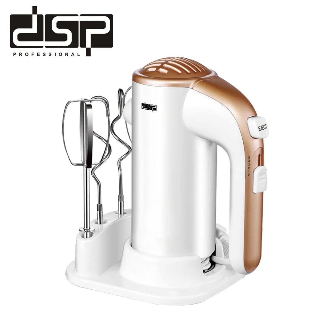 DSP Personal 6 Speed Powerful Electric Hand Mixer Kitchen Handheld Mixer with Beaters dough bars