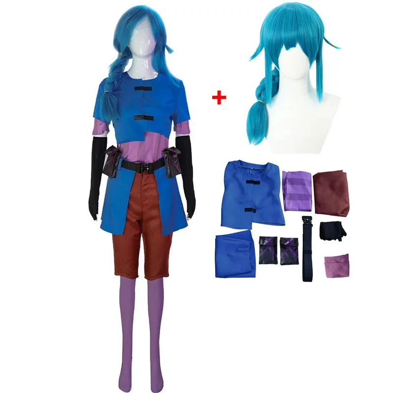 anime-arcane-cosplay-jinx-junior-childhood-costume-wig-game-lol-powder-the-loose-cannon-uniform-coat-pants-accessories-f57g4